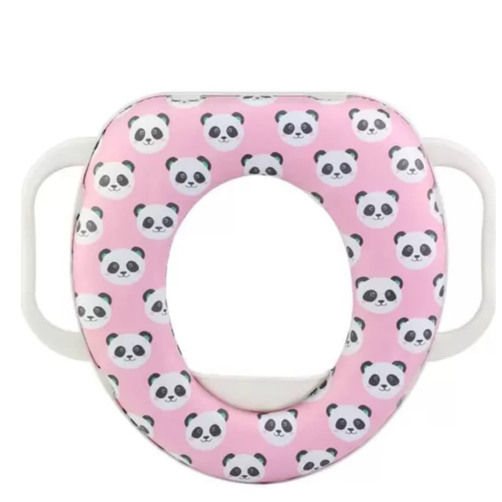ASSENTO SANITARIO INFANTIL ESTAMPADA COM ALCA 35.5X29.5 ( CORES SORTIDAS)