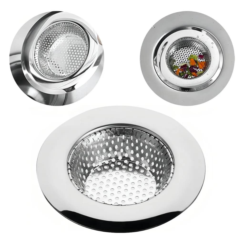Ralo Pia Cozinha Inox Com Borda 9,0cm