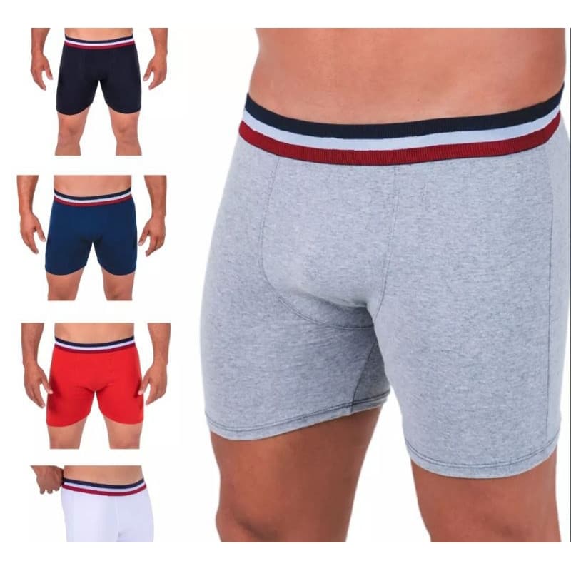1 /2 Cueca Masculina BOXER 100% Algodão P ao XGG boxe ADULTO INFANTIL JUVEVIL cuecas box boxer menino cotton