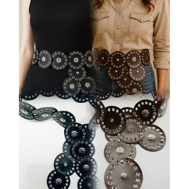 Cinto Boho Chique Feminino Country Sertanejo Couro