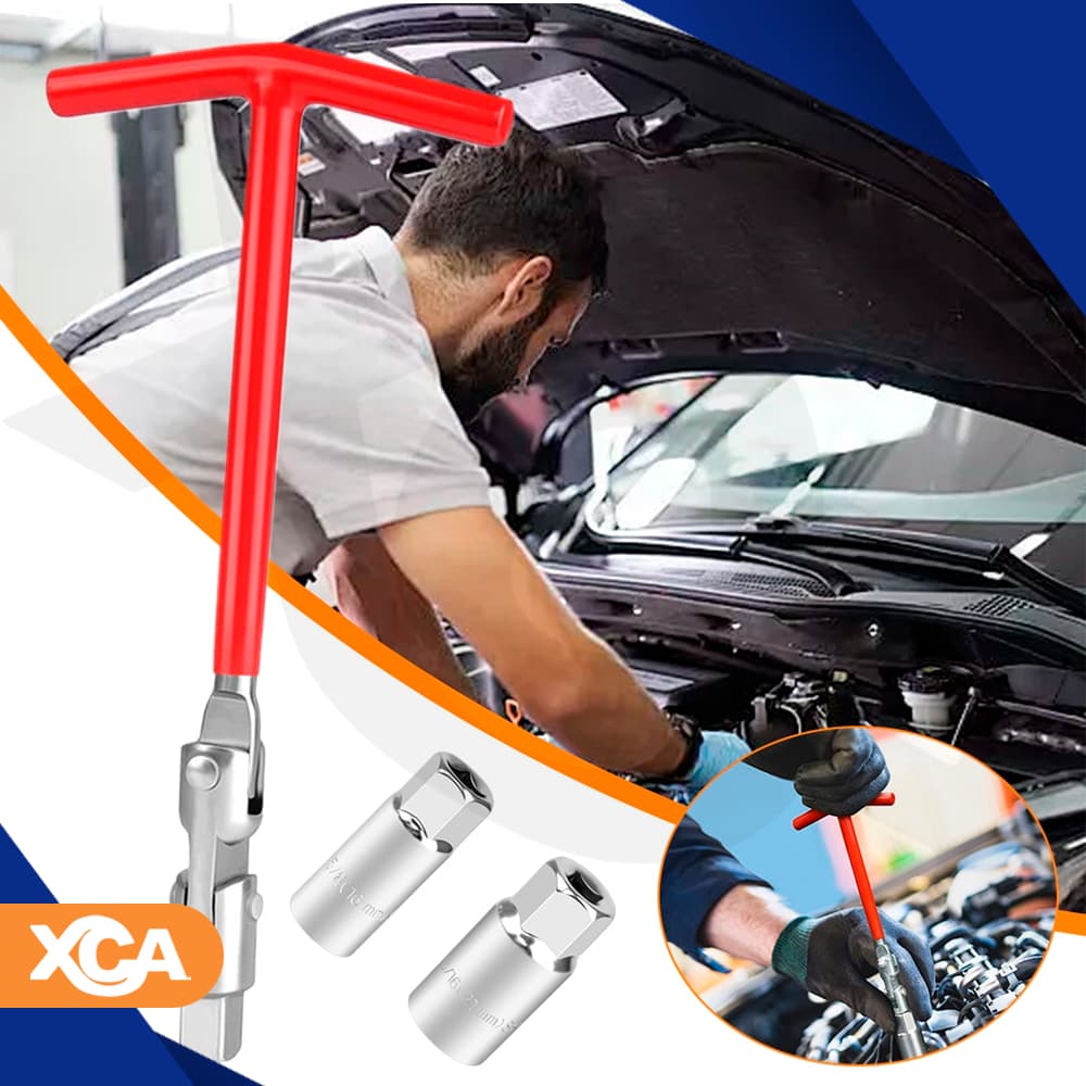 Chave De Vela 16mm / 21mm Jogo 3 Peças Soquete Universal Encaixe Automotiva Veicular