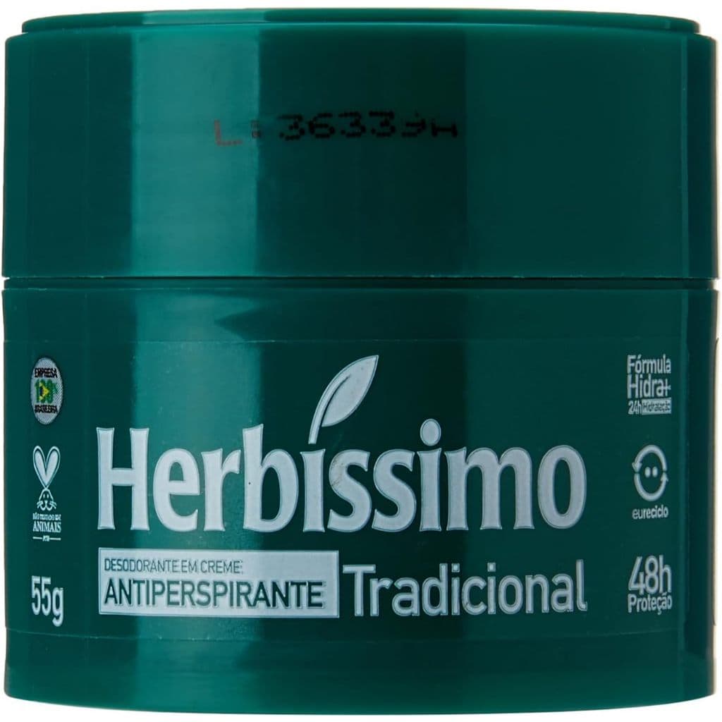 Desod. Creme Herb. Tradicional 55Gr, Herbissimo