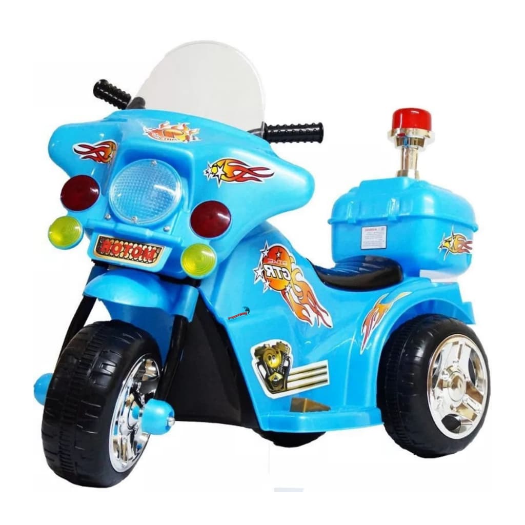 Mini Moto Elétrica Triciclo Infantil Bateria 6V Bivolt