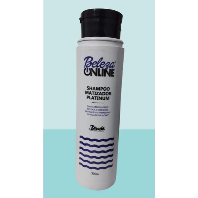 SHAMPOO MATIZADOR PLATINUM PRO 500ML - BLONDE EXTREME - BALIZA PROFISSIONAL