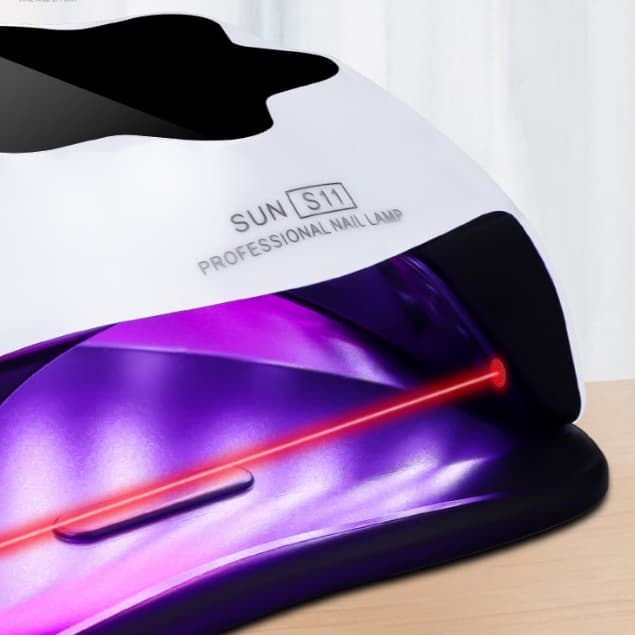 Cabine Sun Uv Led 268w Profissional Potente Secagem Rápida Para Unha Gel Com Timer Manicure