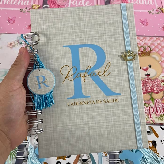 Caderneta de Vacinação Menino Personalizada