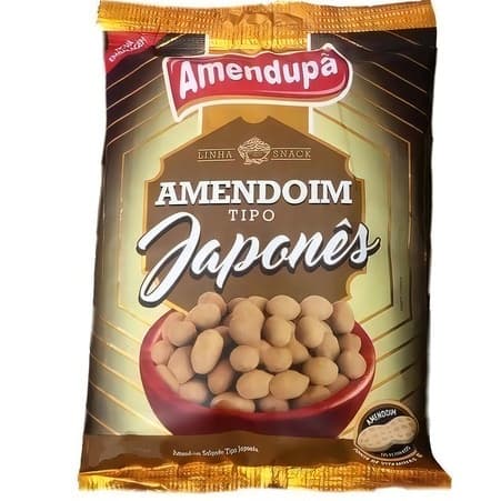 Amendoim tipo Japonês Amendupã - Salgado - Muito Crocante - Pacote 1 Kg