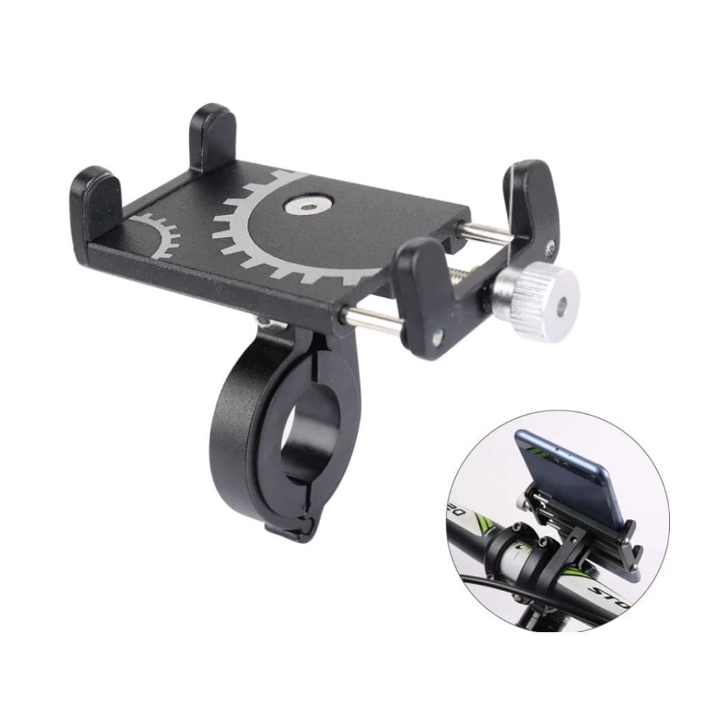 Suporte Para Celular GPS Bike Bicicleta E Moto Em Aluminio