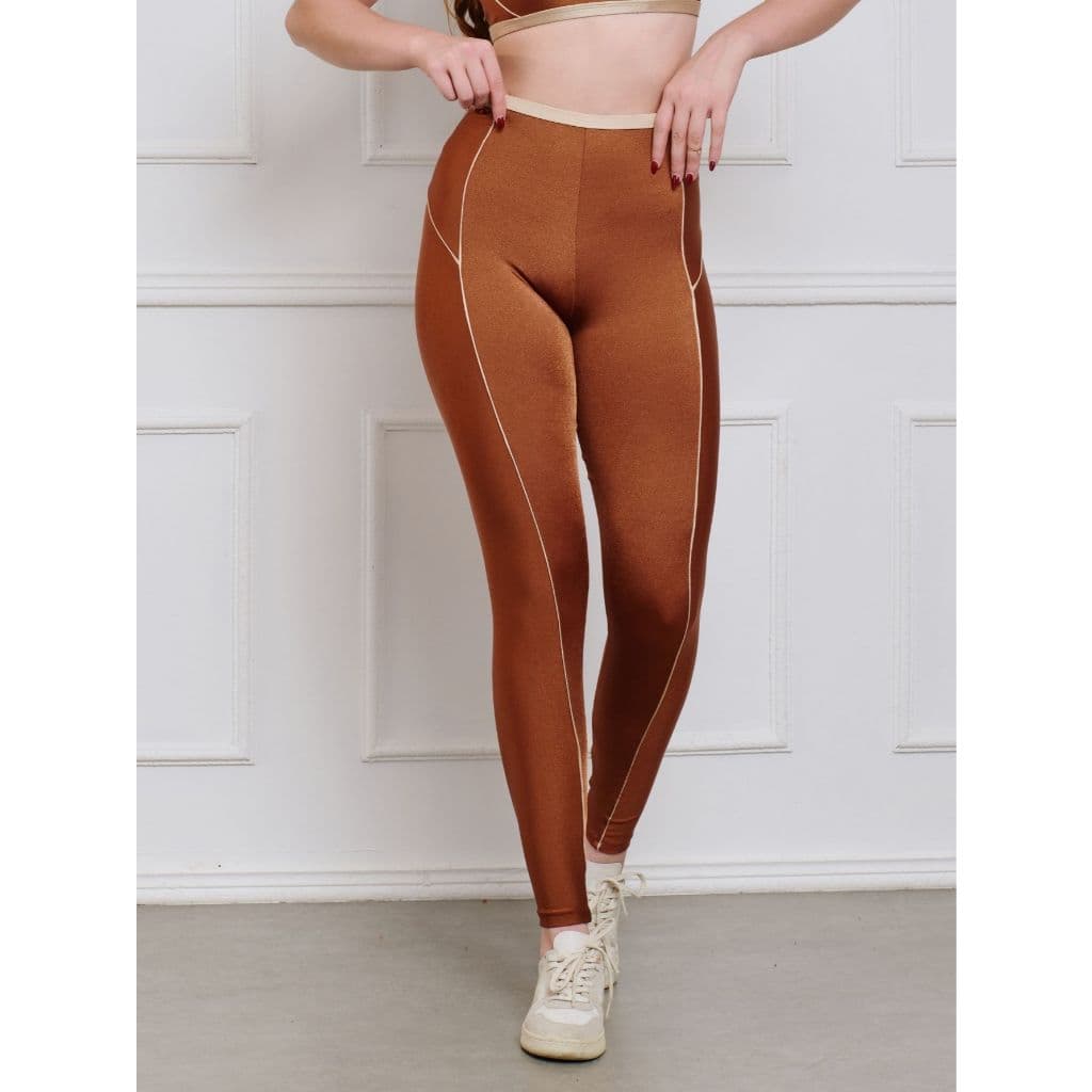 Calça Legging Fitness Brilhosa Academia 11225