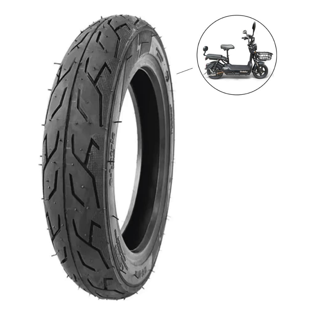 Pneu Para Bicicleta Elétrica Scooter Aro 14 2.75-10 Tubeless