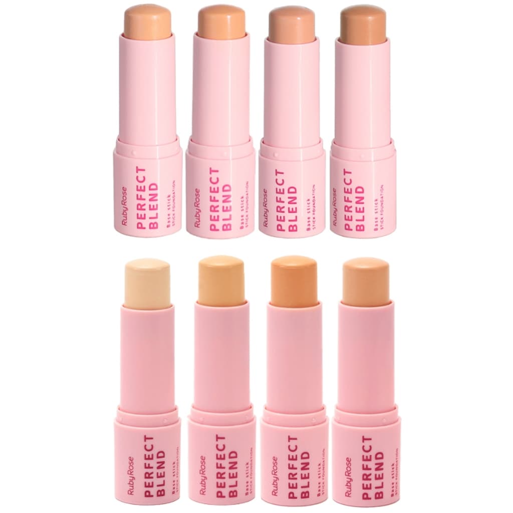 Base Stick Bastão Natural Aveludado Perfect Blend Ruby Rose
