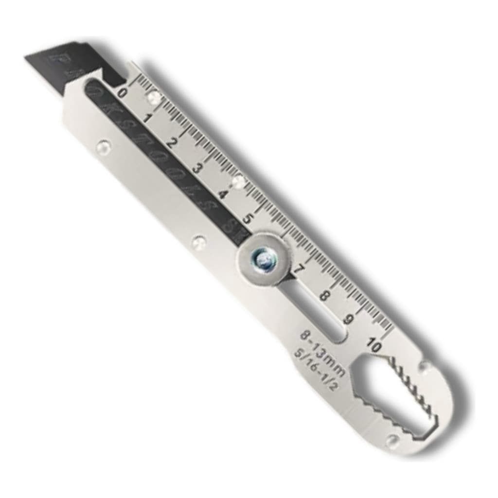 Estilete Multifuncional Aço Inox Cortador de Precisão Profissional Com Lâmina Resistente Durável Com Trava