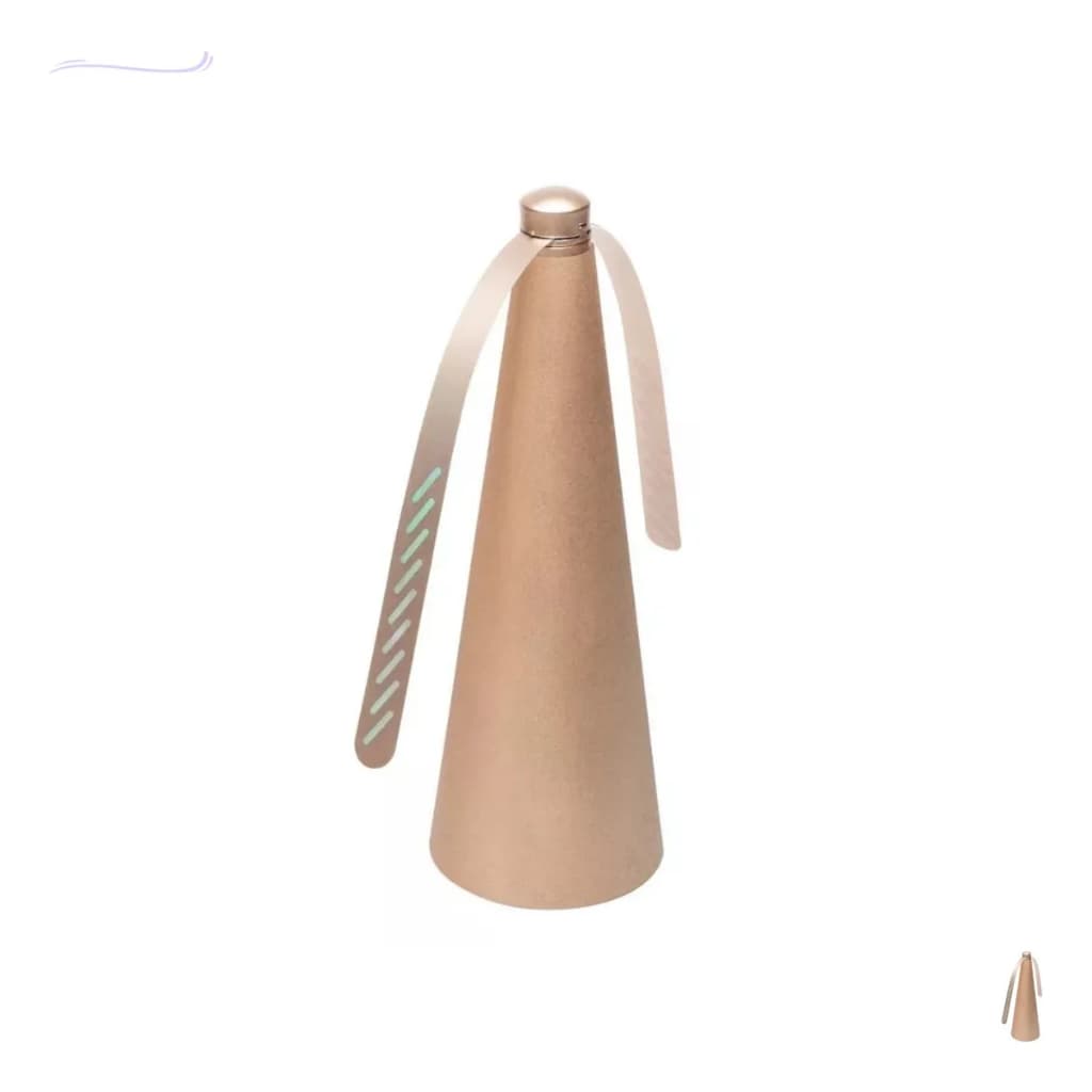 Ventilador Repelente Anti Moscas Insetos Portátil Mesa Ouro Afasta Armadilha Cozinha Lyor