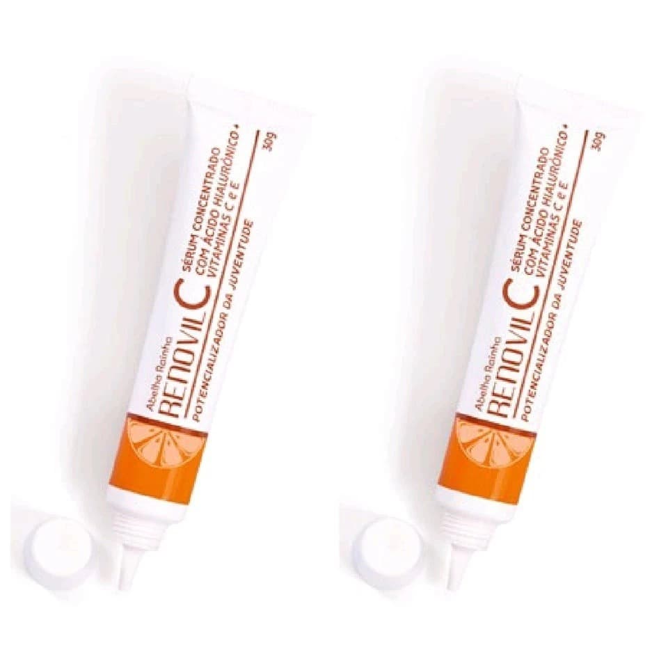 Kit 2 Sérum Concentrado Potencializador da Juventude com Ácido Hialurônico e vitamina C e E 30g