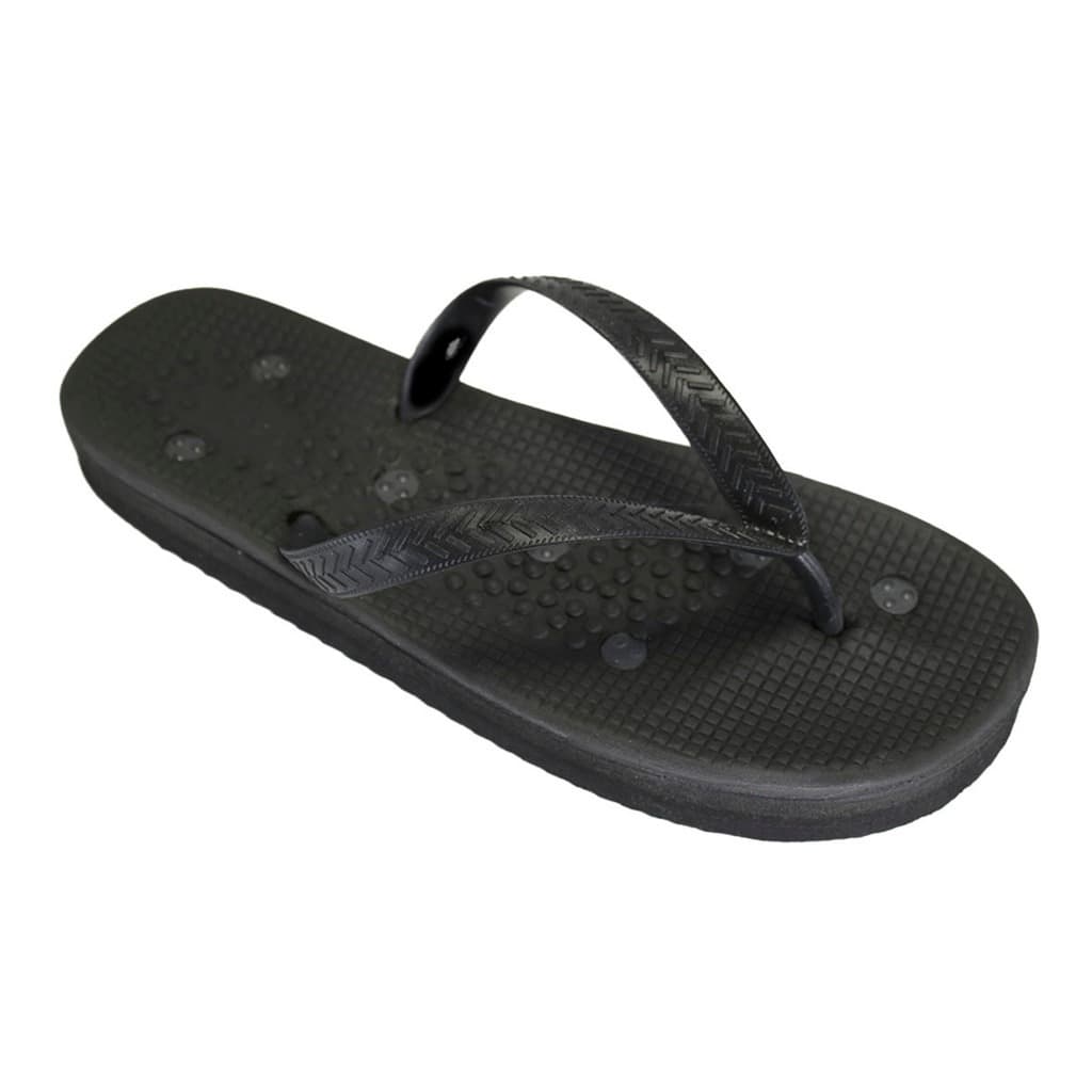 Sandália Dedo Com Tiras Pvc Magnética Hawai Preto Par - Terumi