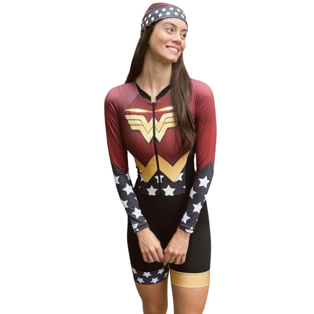 Macaquinho para Ciclista Feminino Manga Longa (MM 2.0) #0346 PP ao Plus Size