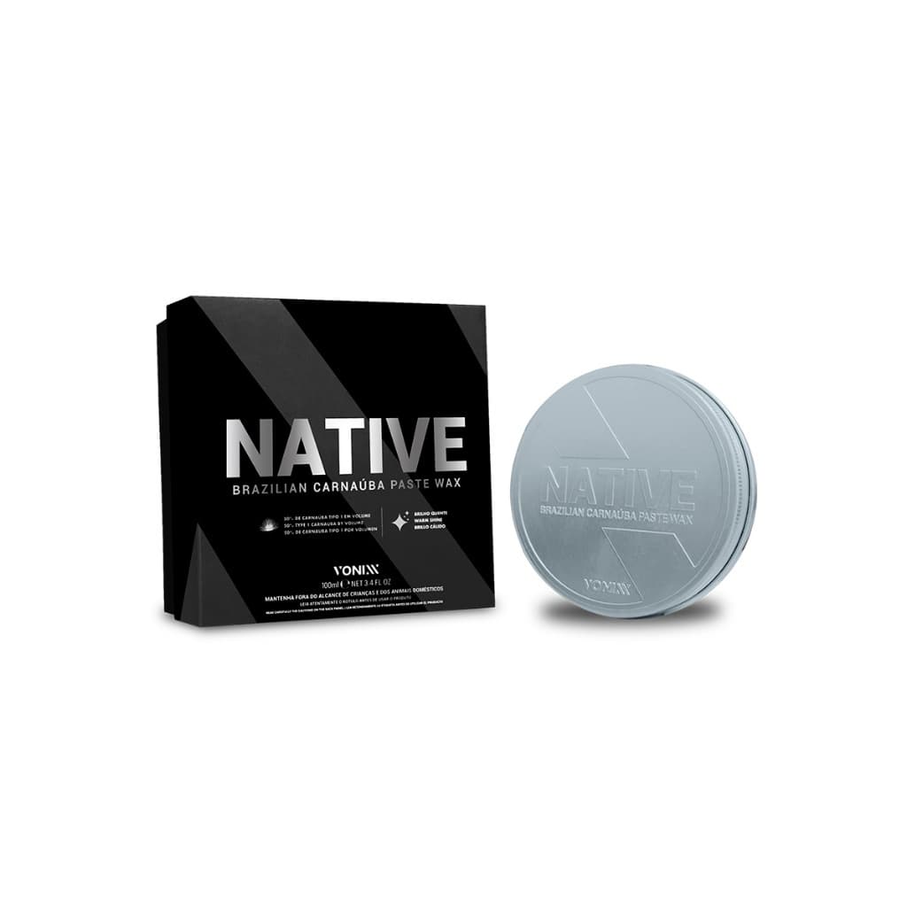 Native Paste Wax Cera De Carnaúba Premium A Mais Pura Carnaúba Brasileira 100g Vonixx