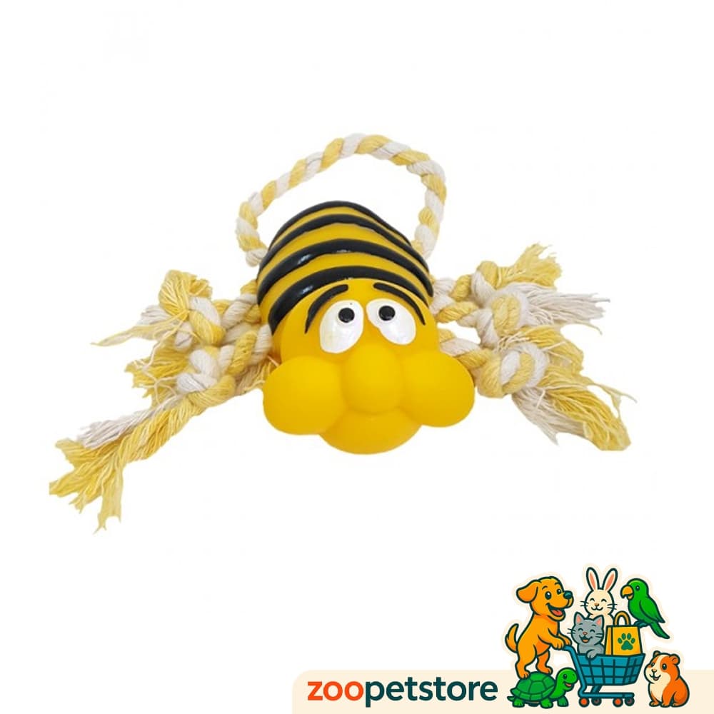 Mordedor Pet Abelha Com Corda - Lion Pet