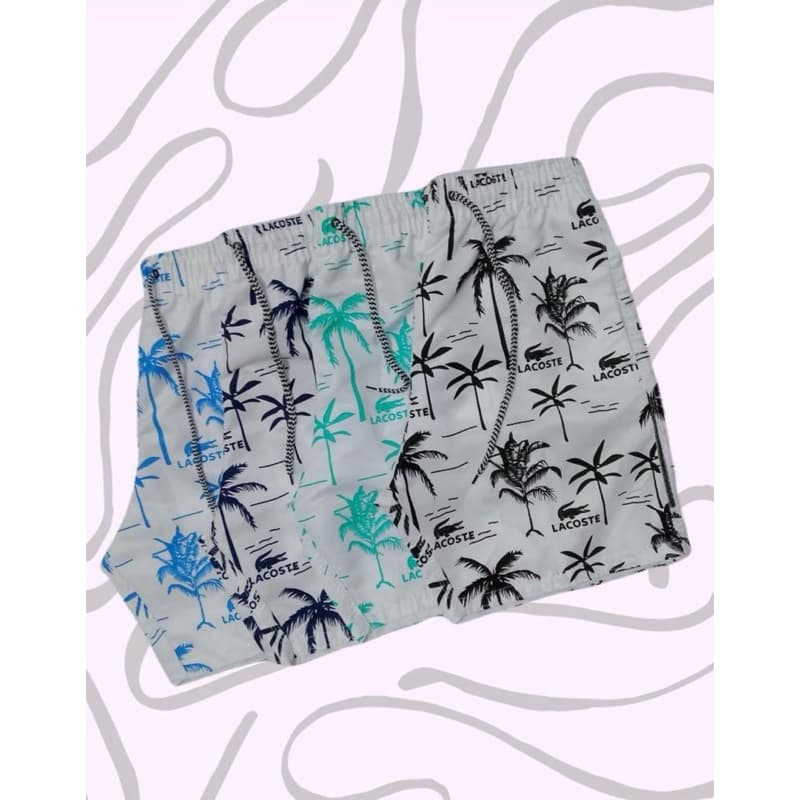 KIT 3 BERMUDA SLYN TACTEL COQUEIRO AS MAIS TOP MODA PRAIA🌊🌴