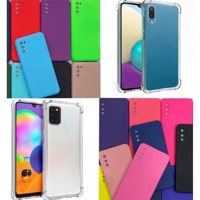 A02 / A02S Capa Capinha Aveludada Premium Para Celular galaxy Sansung A02 e A02S