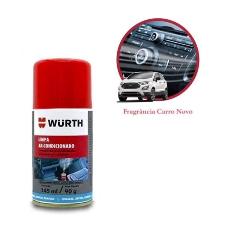 Higienizador Limpa Ar Condicionado Wurth carro novo