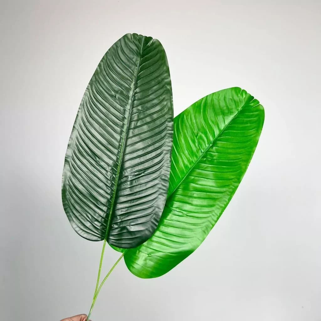 10 a 30 Folha Artificial Verde Planta, Folhas Artificiais Para Decoração, Folha Artificial -HK801640