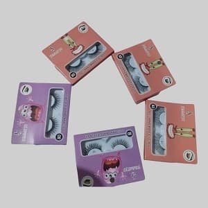 Par de Cílios Postiços 8D - Cílios Feitos a Mão Jummy Ju