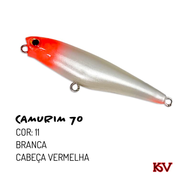 Isca Artificial KV Camurim zara stick 7cm 7g Superfície