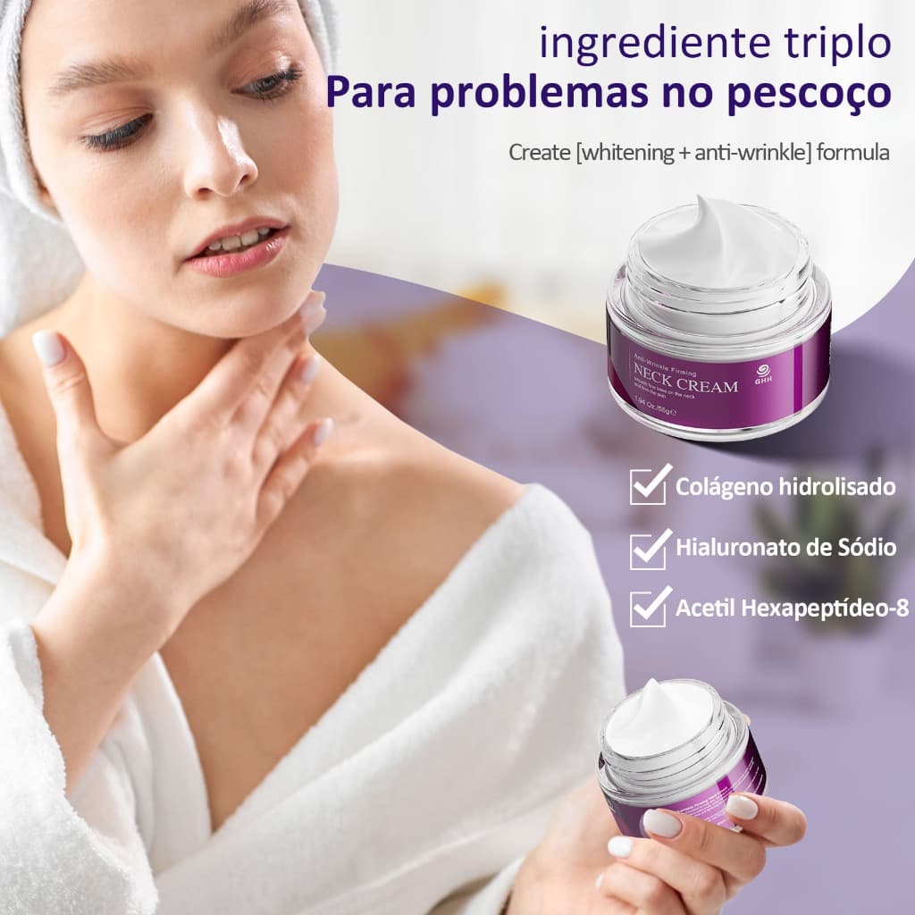 GHH Colágeno Antirrugas e Firmador Para Pescoço Eliminar Rugas