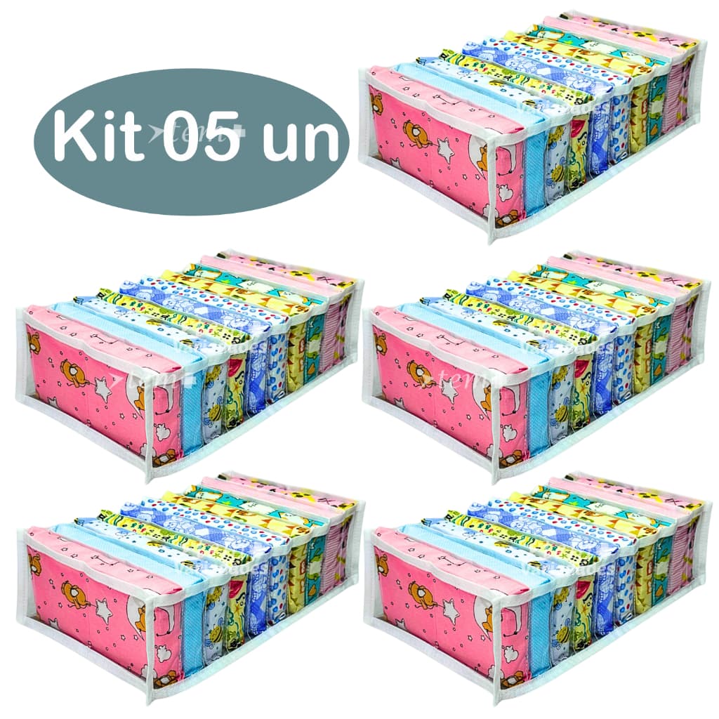 Colmeia Organizadora de gavetas  Tamanho "M" - 10x20x34cm / Organizador de Guarda Roupas tamanho "M