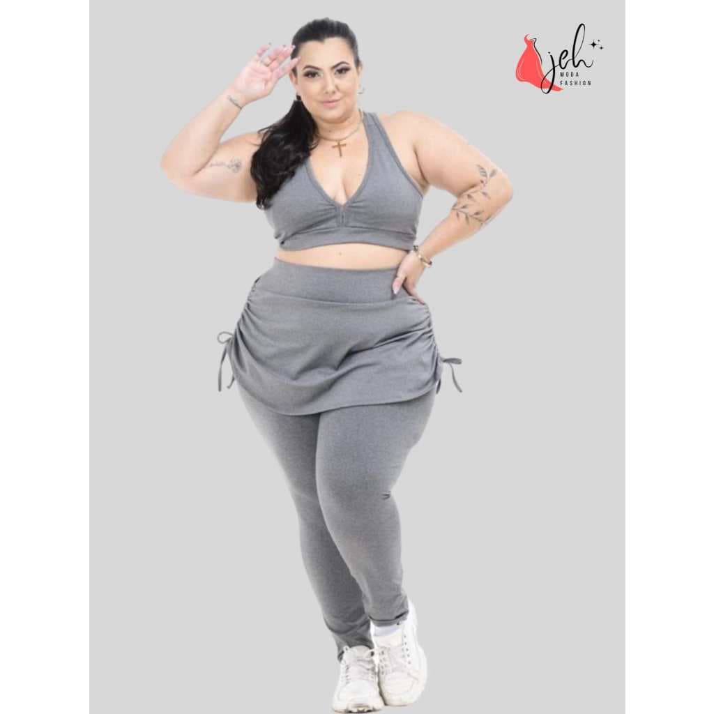 Legging Plus Size com Tapa Bumbum