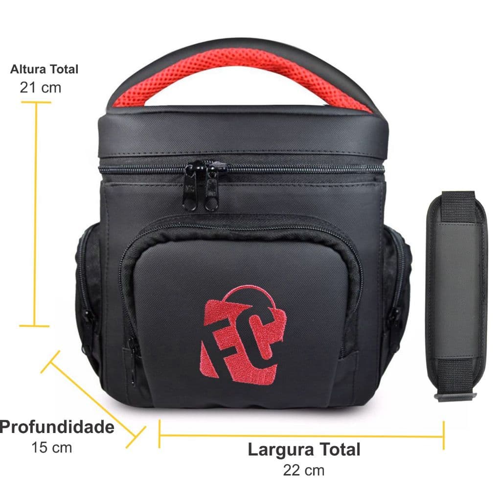 Necessaire Térmica Luxo Emborrachada Academia Viagem Camping Necessaire Lancheira Marmiteira Fitness