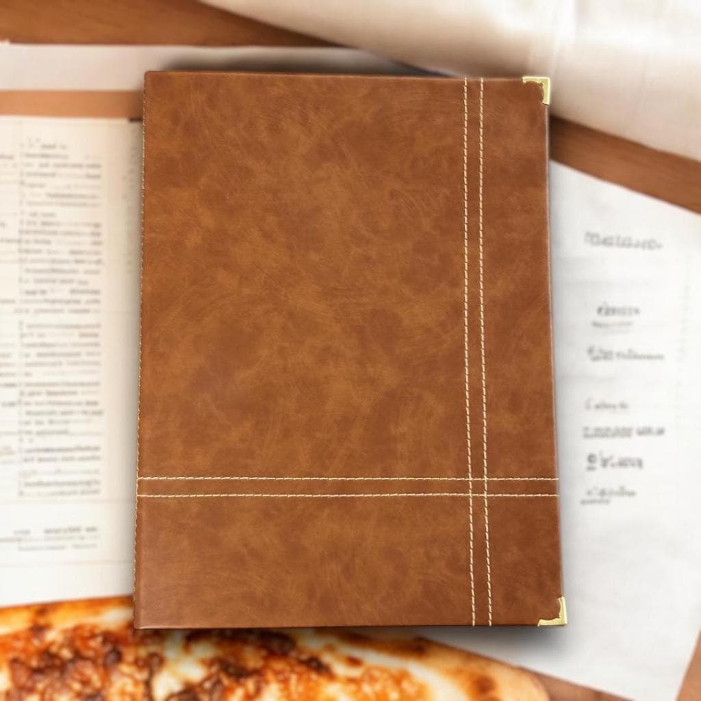20 unidades de pastas para cardapio capa dura personalizados com sua arte