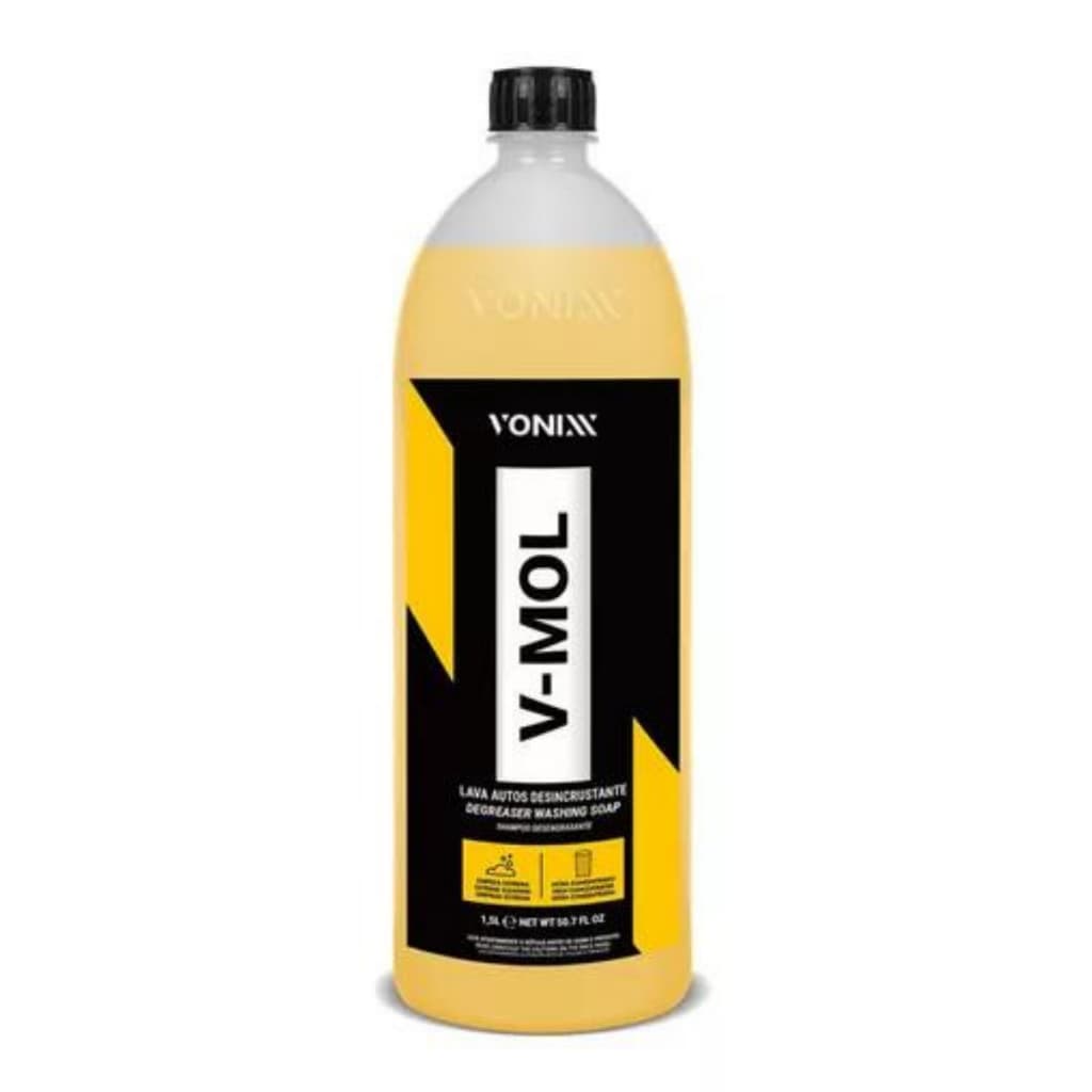 Lava autos shampoo automotivo v-mol 1,5 vonixx