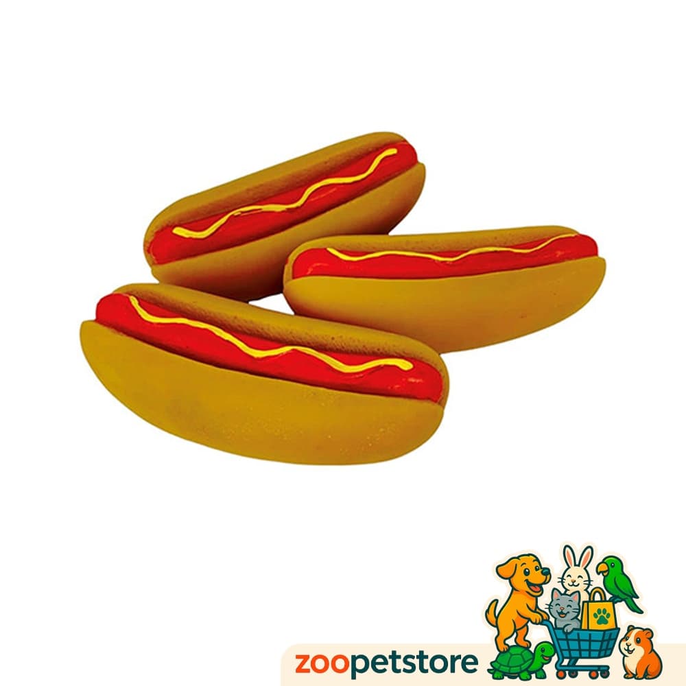 Brinquedo Mordedor Para Pet Caães HOT DOG - Lion Pet