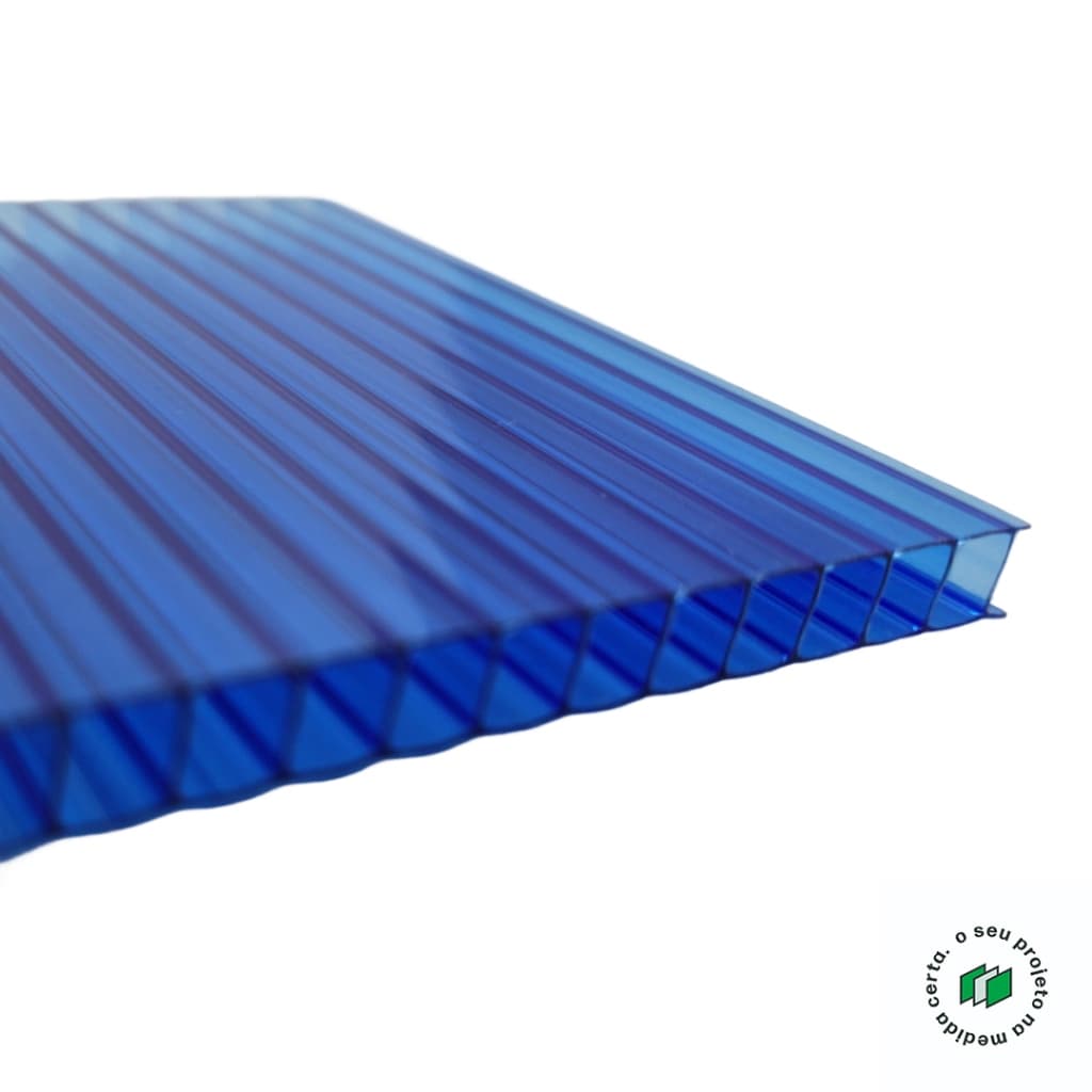 Placa Chapa de Policarbonato Alveolar 1,05 x 6,00 4mm