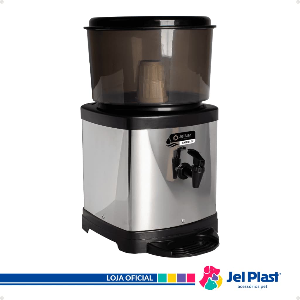 Bebedouro Filtro Para Água Inox Com Cuba De Cerâmica Jel Lar