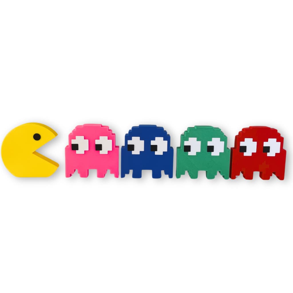 kit Pac-man decorativo - pacman decoração geek