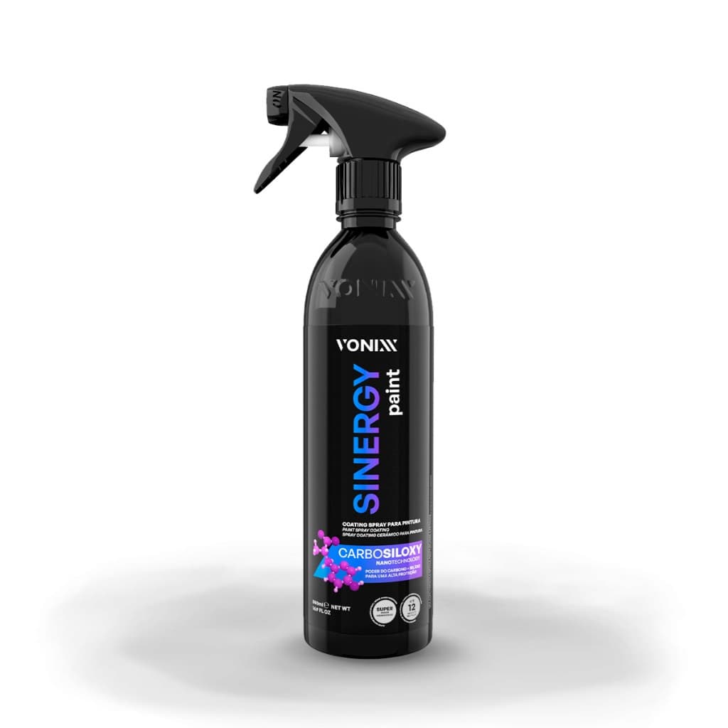 Sinergy Paint Vitrificador Coating Spray p/Pintura Tecnologia Carbosiloxy 500ml Vonixx