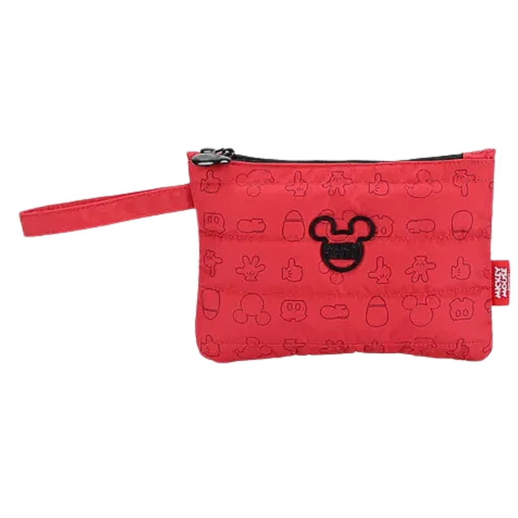 Necessaire Mickey Mouse alça de mão matelasse Disney