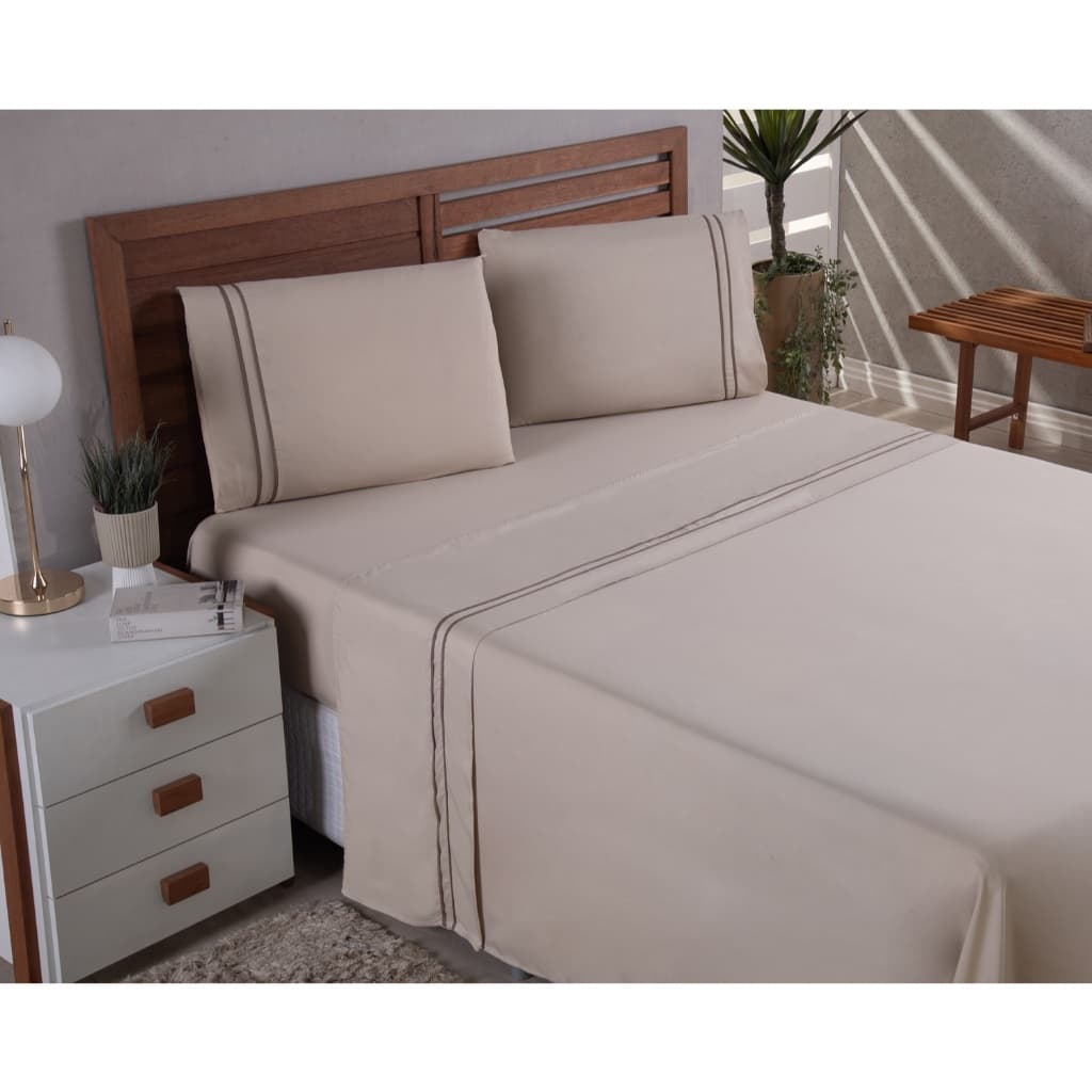 LENÇOL DE CIMA SEM EÁSTICO CAMA CASAL PADRÃO 2,20M X 2,40