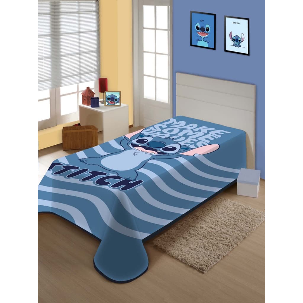Cobertor Raschel Plus Solteiro 150x200Cm Coberta Infantil Marvel Princesas Homem Aranha Jolitex
