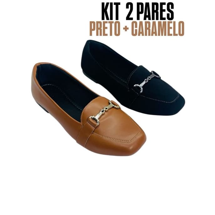 KIT 2 PARES SAPATILHA/MOCASSIM TAMANHOS ESPECIAIS