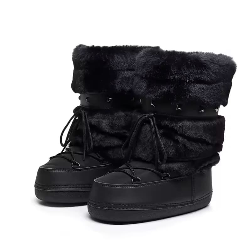Botas de inverno de algodão antiderrapante