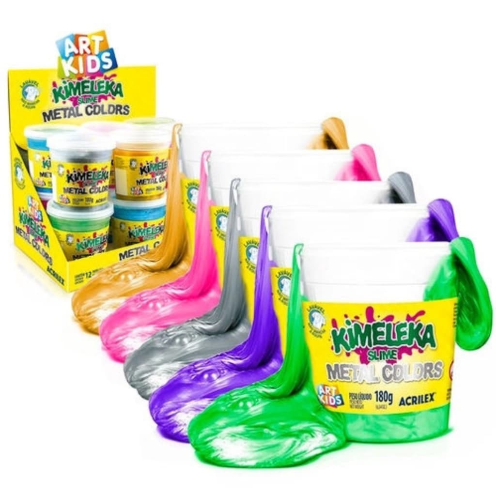 Slime Kimeleka Metal Colors Acrilex 180g