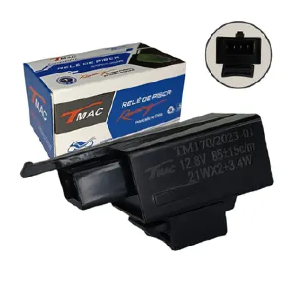 rele de pisca tt150 04 a 08 bros tmac 3 pinos tm170 tmac