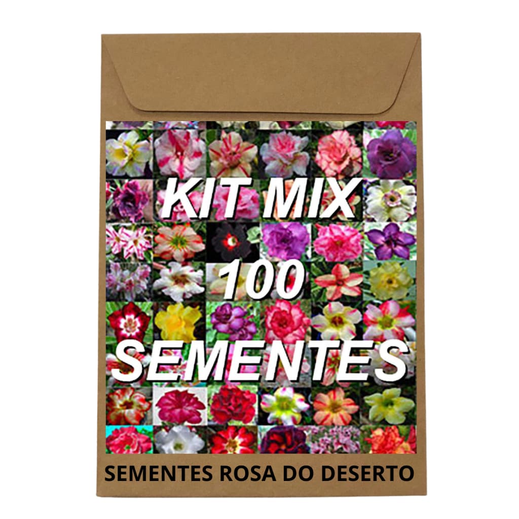 Mix cores variadas Rosa do Deserto - KIT com 100 unidades - SO TOP