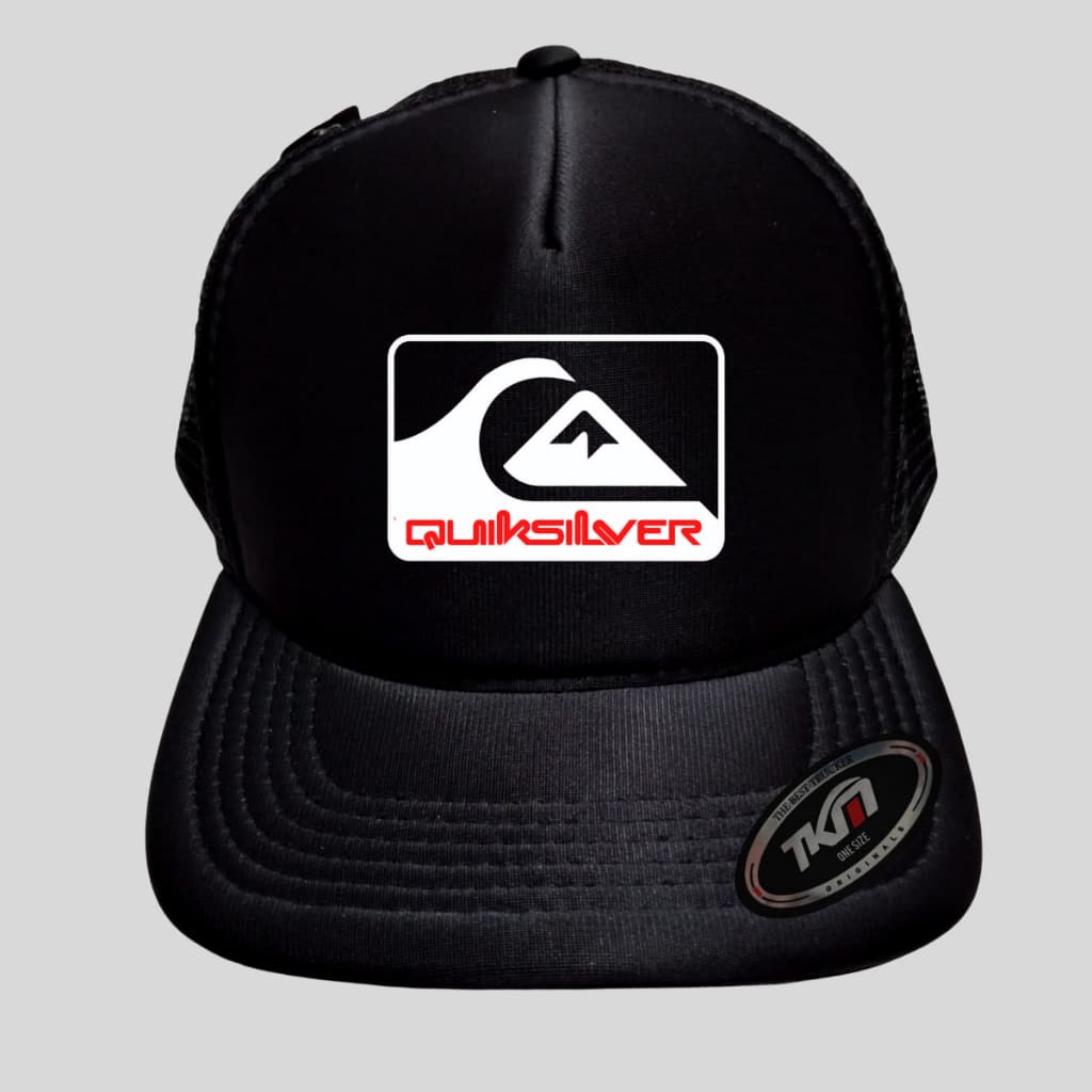 Boné Trucker Aba Curva Estampa Quiksilver Varias Cores bone TKM Lançamento