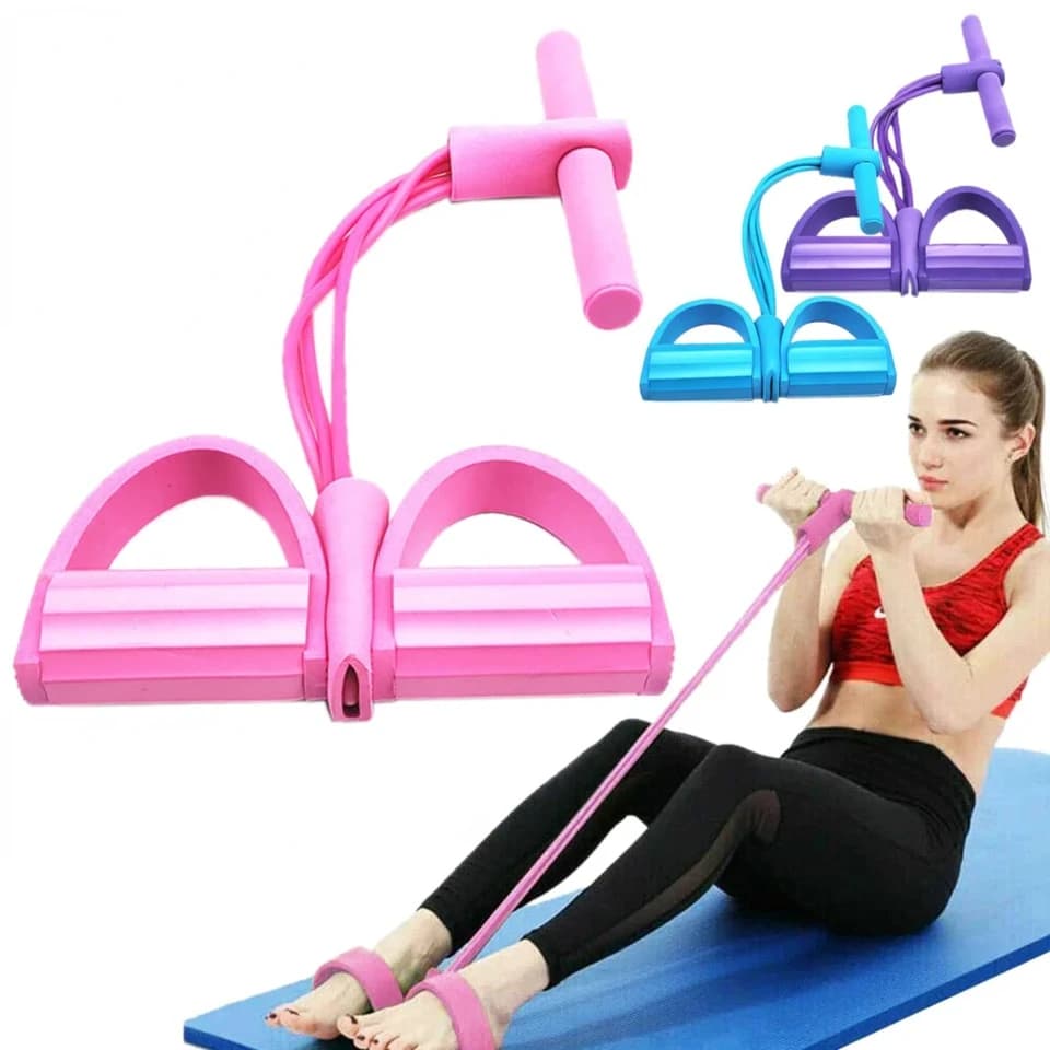 Extensor Elástico Exercícios em Casa Treino Musculação Alongamento Fitness