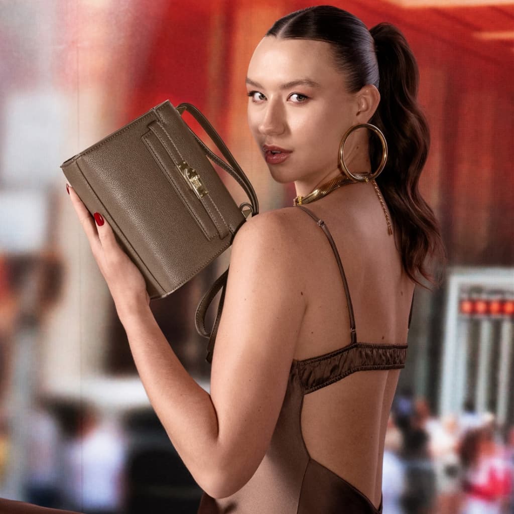 Bolsa Feminina Via Marte Crossbody Pequena Original Com NF